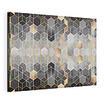 Tableaux Harmonie hexagonale en monochrome