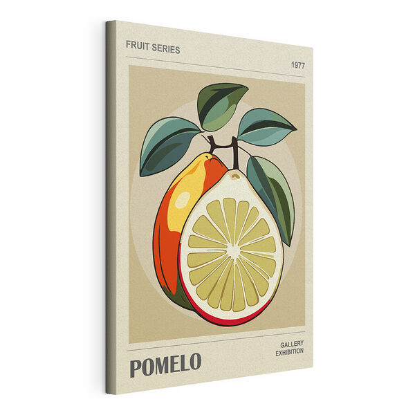 Tableaux L'art du pomelo aux couleurs vibrantes