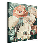 Tableaux Des coquelicots en fleurs dans des tons pastels