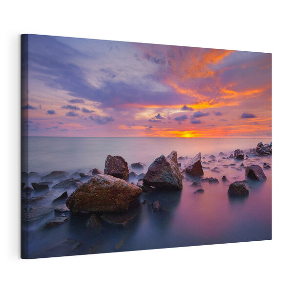 Groupe de roches dans l'eau Tableaux Groupe de roches dans l'eau