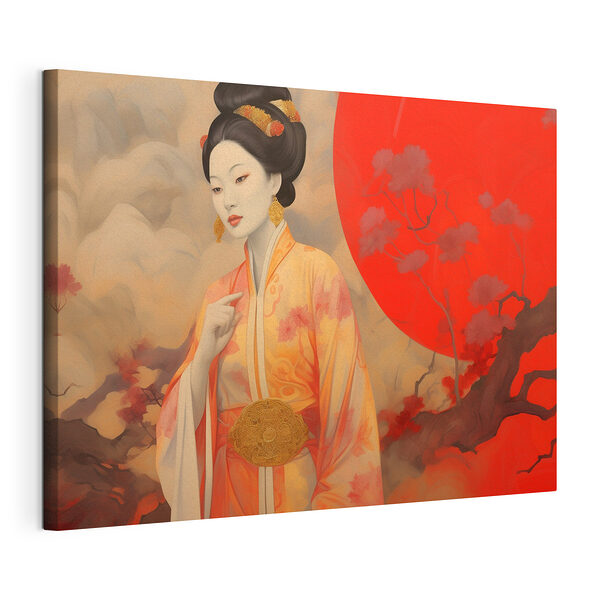 Femme en kimono Tableaux Femme en kimono