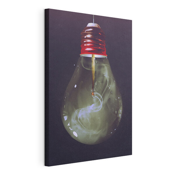 Tableaux Ampoule avec feu