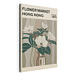 Tableaux Affiche du marché aux fleurs de Hong Kong, 1971