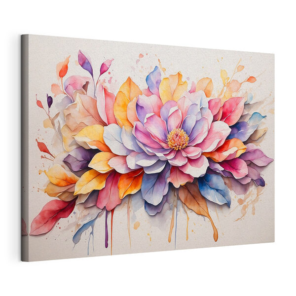 Une floraison d'aquarelles vibrantes Tableaux Une floraison d'aquarelles vibrantes