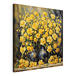 Tableaux Des fleurs d'un jaune éclatant dans d'élégants vases