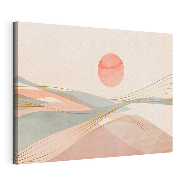 Cercle rouge sur fond blanc Tableaux Cercle rouge sur fond blanc