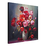 Tableaux Peinture de fleurs dans un vase