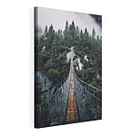 Tableaux Groupe d'arbres dans le brouillard