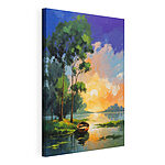 Tableaux Peinture d'un bateau sur l'eau