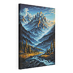 Tableaux Lever de soleil sur un paysage de montagne majestueux