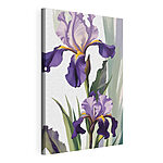 Tableaux Personne tenant une fleur violette