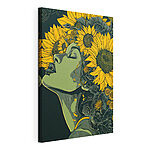 Tableaux Rêves de tournesol au clair de lune