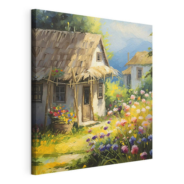 Tableaux Jardin de cottage baigné de soleil