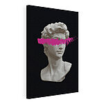Tableaux Statue d'une femme aux cheveux roses