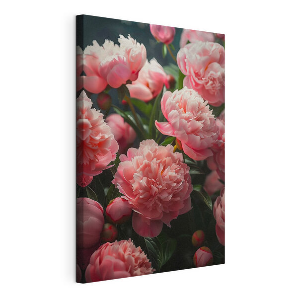 Groupe de fleurs roses Tableaux Groupe de fleurs roses