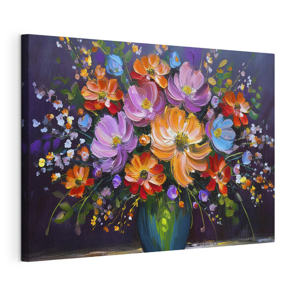 Tableaux Peinture de fleurs dans un vase