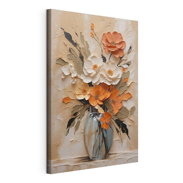 Tableaux Peinture de fleurs dans un vase