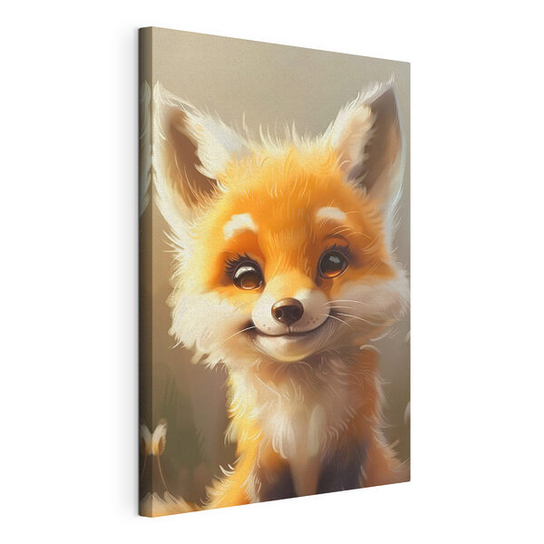 Tableaux Adorable renard au sourire charmeur
