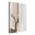 Tableaux Fleurs blanches dans un vase en céramique