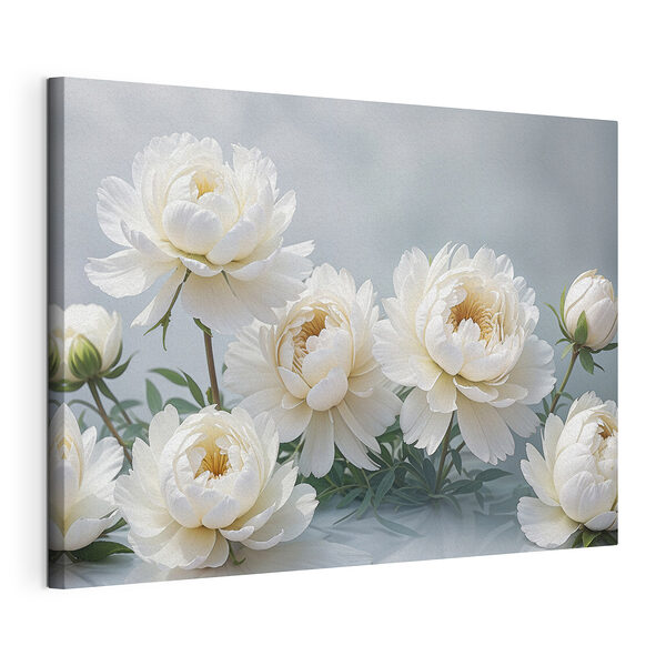 Tableaux Groupe de fleurs blanches