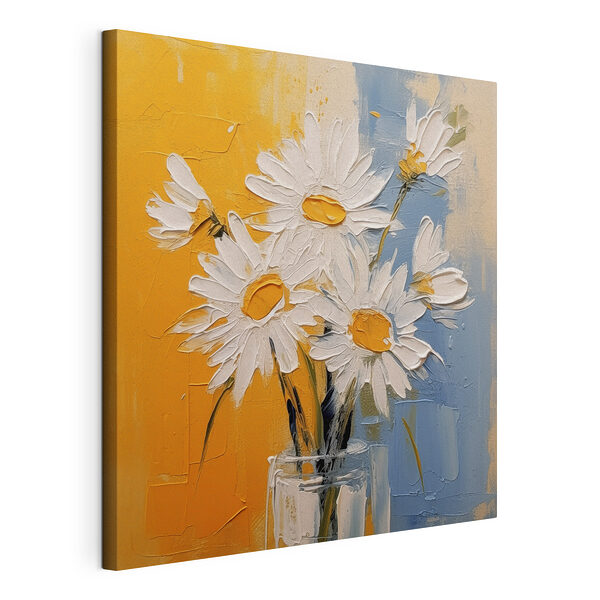 Peinture de fleurs dans un verre Tableaux Peinture de fleurs dans un verre