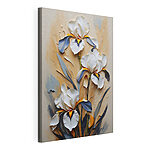 Tableaux D'élégants iris à la floraison artistique