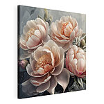 Tableaux Pivoines en douce harmonie de floraison