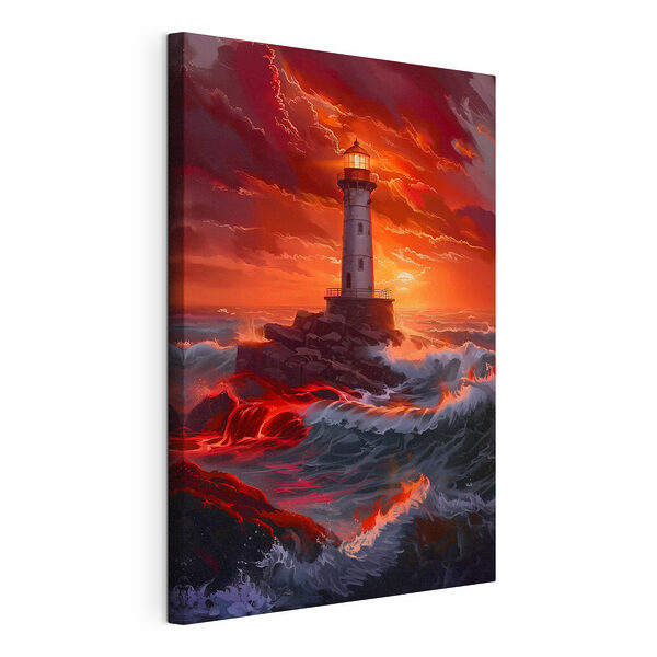 Tableaux Phare dans l'océan