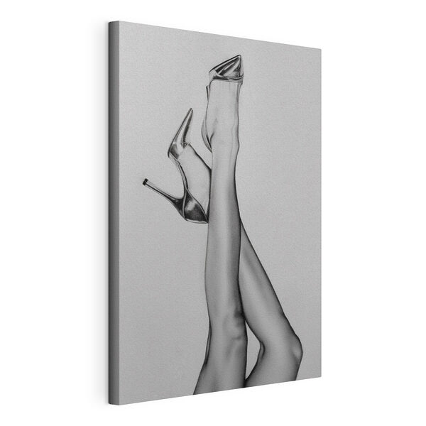 Dessin d'une chaussure à talon haut Tableaux Dessin d'une chaussure à talon haut