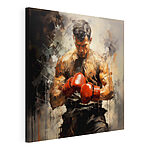 Tableaux Homme portant des gants de boxe