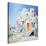 Tableaux Bâtiment blanc avec fenêtre