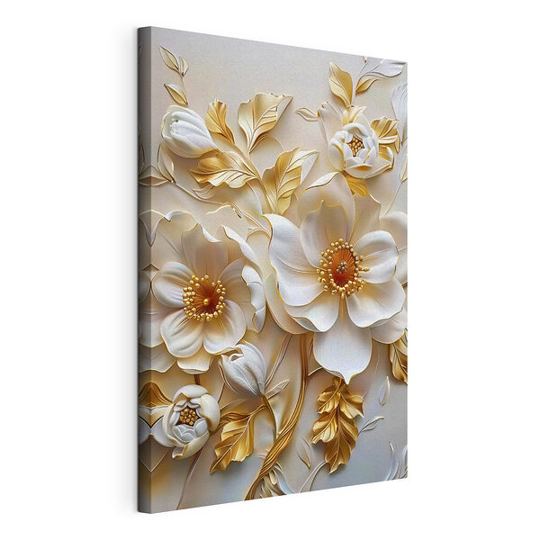 Tableaux Motif floral élégant aux couleurs douces