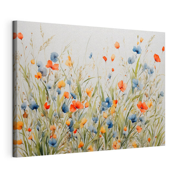 Peinture de fleurs et d'herbe Tableaux Peinture de fleurs et d'herbe