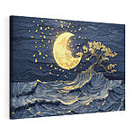 Tableaux Lune et arbre dans le ciel