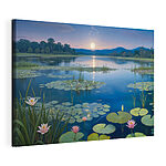 Tableaux Lac avec nénuphars et nénuphars
