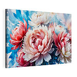 Tableaux Des fleurs éclatantes aux teintes pastel délicates