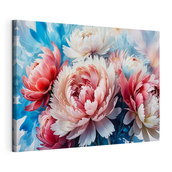 Des fleurs éclatantes aux teintes pastel délicates Tableaux Des fleurs éclatantes aux teintes pastel délicates