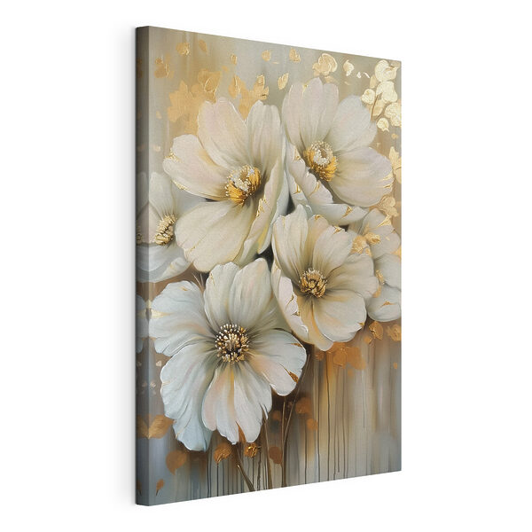 Tableaux Des fleurs élégantes aux teintes pastel délicates