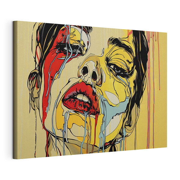 Tableaux Peinture d'une femme qui pleure