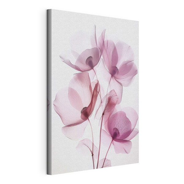 Tableaux Groupe de fleurs roses