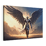 Tableaux Personne en armure avec des ailes