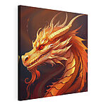 Tableaux Dragon aux yeux rouges