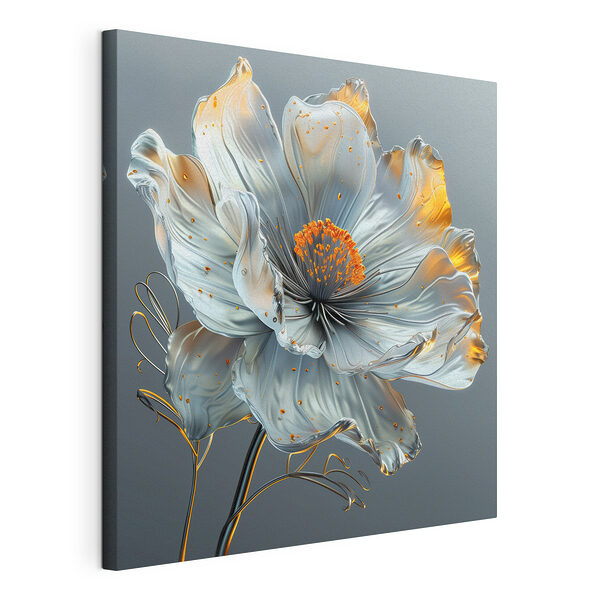 Une fleur élégante aux touches de couleurs vives Tableaux Une fleur élégante aux touches de couleurs vives