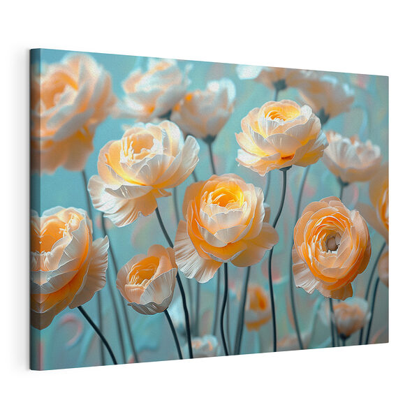 Tableaux Groupe de fleurs sur tiges