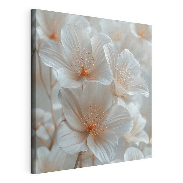 Groupe de fleurs blanches Tableaux Groupe de fleurs blanches