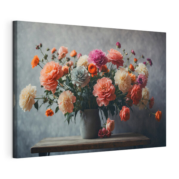 Vase de fleurs sur une table Tableaux Vase de fleurs sur une table