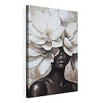 Tableaux Femme avec des fleurs dans les cheveux