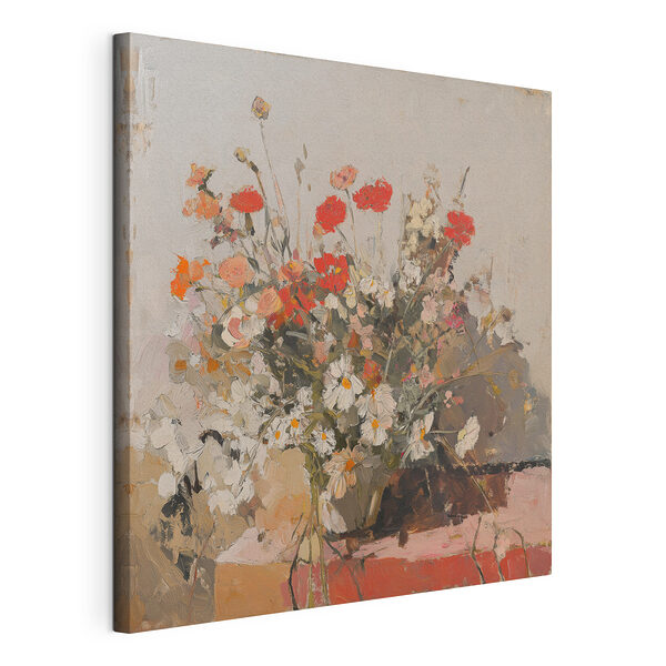 Tableaux Peinture de fleurs dans un vase