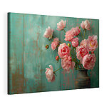 Tableaux Vase de fleurs roses