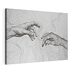 Tableaux Dessin de mains qui se touchent